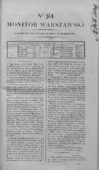 Monitor Warszawski 1828, nr 94