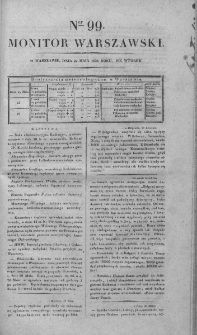 Monitor Warszawski 1828, nr 99