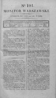 Monitor Warszawski 1828, nr 101
