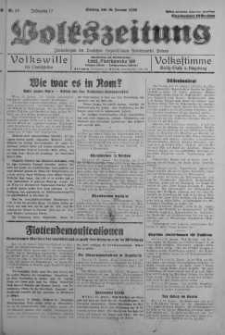 Volkszeitung 16 styczeń 1939 nr 16