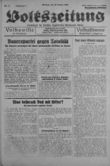 Volkszeitung 18 styczeń 1939 nr 18