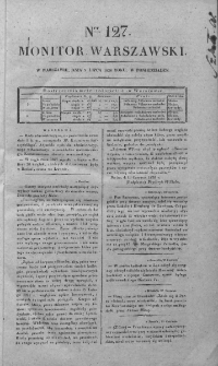 Monitor Warszawski 1828, nr 127