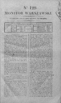 Monitor Warszawski 1828, nr 129