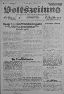Volkszeitung 19 styczeń 1939 nr 19