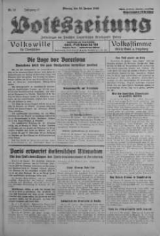 Volkszeitung 23 styczeń 1939 nr 23