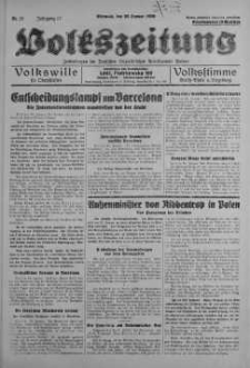 Volkszeitung 25 styczeń 1939 nr 25