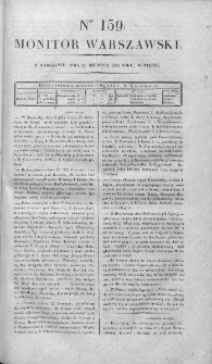 Monitor Warszawski 1828, nr 159