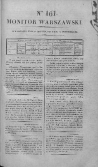 Monitor Warszawski 1828, nr 161