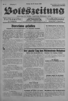 Volkszeitung 27 styczeń 1939 nr 27