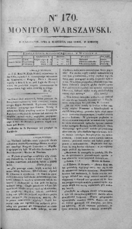 Monitor Warszawski 1828, nr 170