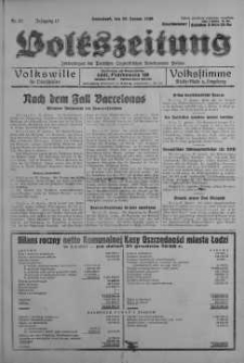 Volkszeitung 28 styczeń 1939 nr 28