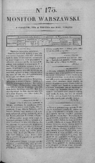 Monitor Warszawski 1828, nr 173