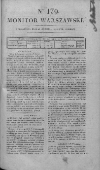 Monitor Warszawski 1828, nr 179