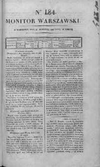 Monitor Warszawski 1828, nr 184