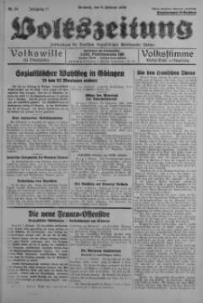 Volkszeitung 8 luty 1939 nr 39
