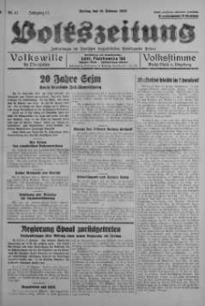 Volkszeitung 10 luty 1939 nr 41