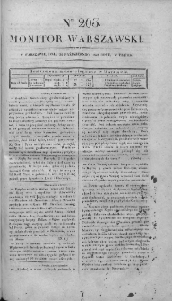 Monitor Warszawski 1828, nr 203