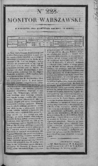 Monitor Warszawski 1828, nr 228
