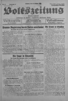 Volkszeitung 19 luty 1939 nr 50