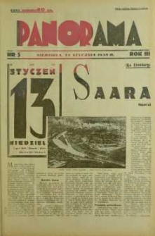 Panorama 13 styczeń 1935 nr 3