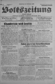 Volkszeitung 23 luty 1939 nr 54