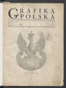 Grafika Polska : miesięcznik poświęcony sztuce graficznej. 1927. T5. Zeszyt III