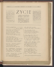 Życie : Tygodnik Ilustrowany, Literacki, Artystyczny, Naukowy i Społeczny. 1898. T2. Nr 45