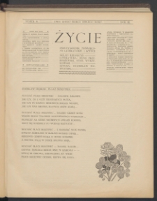 Życie : Tygodnik Ilustrowany, Literacki, Artystyczny, Naukowy i Społeczny. 1899. T3. Nr 6