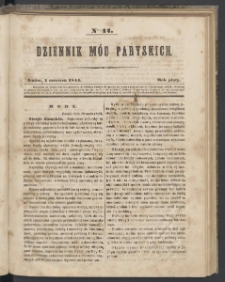 Dziennik Mód Paryskich. T.5. 1844. Nr 12