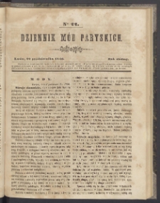 Dziennik Mód Paryskich. T.7. 1846. Nr 22