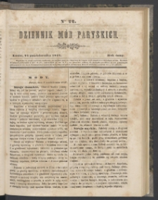 Dziennik Mód Paryskich. T.8. 1847. Nr 22