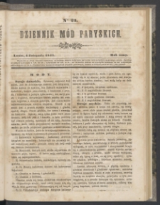 Dziennik Mód Paryskich. T.8. 1847. Nr 23