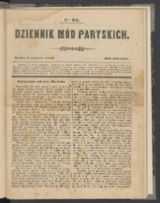 Dziennik Mód Paryskich. T.9. 1848. Nr 23