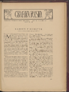 Grafika Polska : miesięcznik poświęcony sztuce graficznej. 1922. T. 2. Zeszyt 11-12