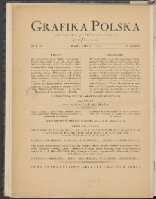 Grafika Polska : miesięcznik poświęcony sztuce graficznej. 1926. T. 4. Zeszyt 2