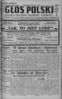 Głos Polski : dziennik polityczny, społeczny i literacki 17 lipiec 1928 nr 197