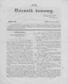 Dziennik Domowy. 1840. T.1. Nr 6