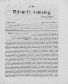 Dziennik Domowy. 1840. T.1. Nr 14