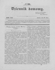 Dziennik Domowy. 1840. T.1. Nr 20