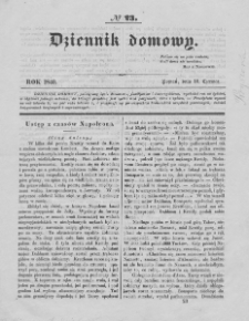 Dziennik Domowy. 1840. T.1. Nr 23