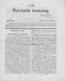 Dziennik Domowy. 1840. T.1. Nr 45