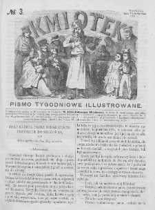 Kmiotek. Pismo tygodniowe ilustrowane. 1861. Nr 3