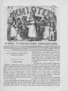 Kmiotek. Pismo tygodniowe ilustrowane. 1863. Nr 22