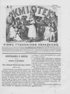 Kmiotek. Pismo tygodniowe ilustrowane. 1863. Nr 32