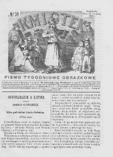 Kmiotek. Pismo tygodniowe ilustrowane. 1863. Nr 50
