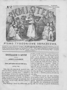 Kmiotek. Pismo tygodniowe ilustrowane. 1863. Nr 52