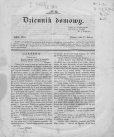 Dziennik Domowy. 1841. T.2. Nr 4