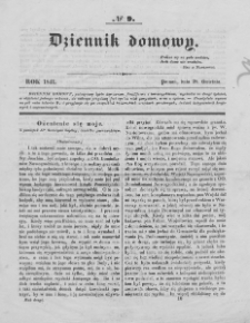 Dziennik Domowy. 1841. T.2. Nr 9