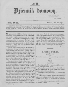 Dziennik Domowy. 1843. T. 4. Nr 11