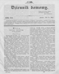 Dziennik Domowy. 1842. T.3. Nr 10